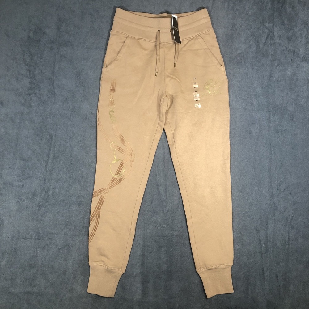 Women's Polo Ralph Lauren Belting-print French Terry XS Suit Top&Jogger set NWT - Picture 8 of 9